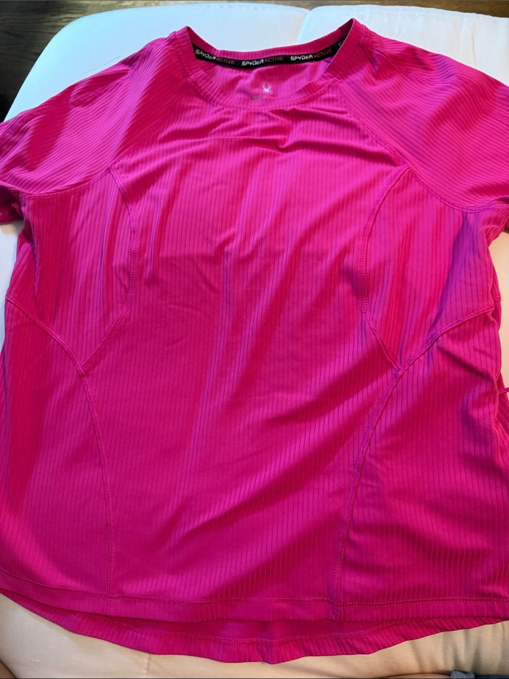 Bright Hot Pink Active Tee spider medium 🕷️